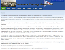 Tablet Screenshot of catamarancruising.org